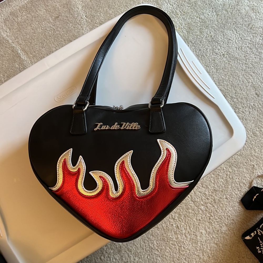 LDV Heart Flame Handbag